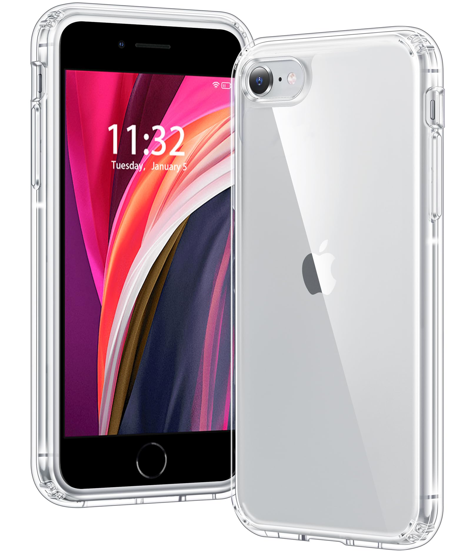 Clear Case for iPhone 15, Ultra Thin, Shockproof TPU Cover, Anti-Yellowing, Crystal Clear, Phone Case for Apple iPhone 15 - Clear — view 625