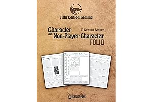 Character and Non-Player Character Folio/Journal
