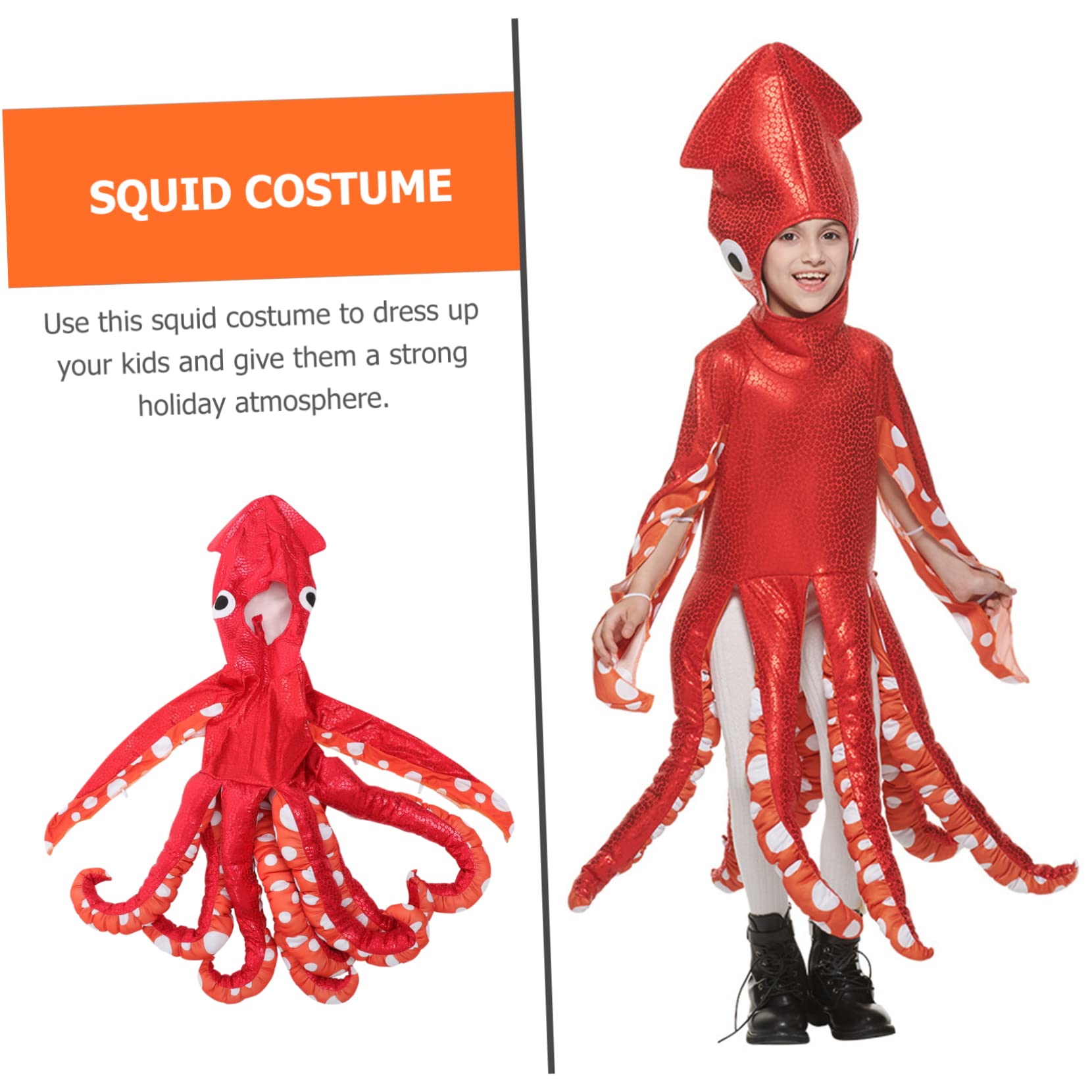 Ipetboom Dziecięcy Kostium Halloweenowy Jumpsuit z Poliestrowego Materiału Przebranie i Cosplay Zabawny Strój Małych Imprezy Tematyczne i Gry Ról