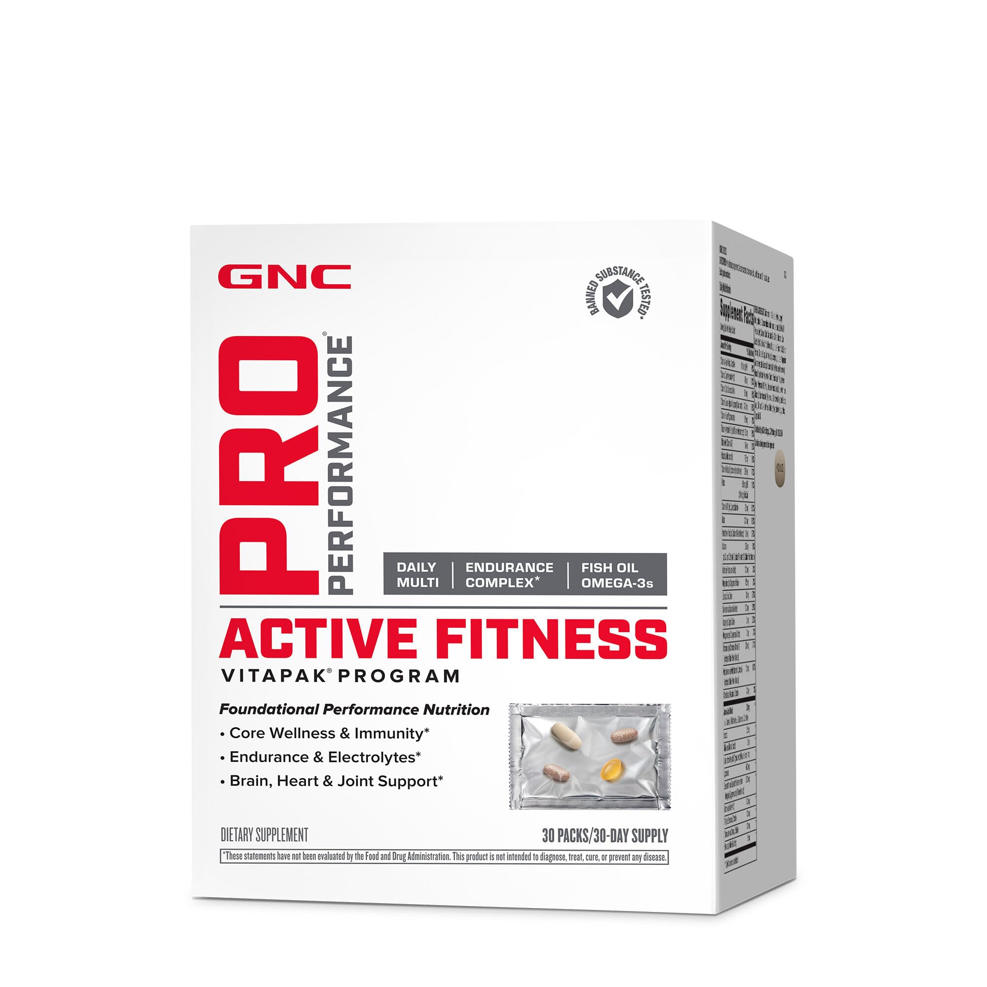 Pro Performance Active Fitness Vitapak Program | 30 Servings