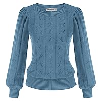 Maglione da Donna senza cappuccio pullover lungo lavorato a maglia pullover a maniche lunghe Cl834
