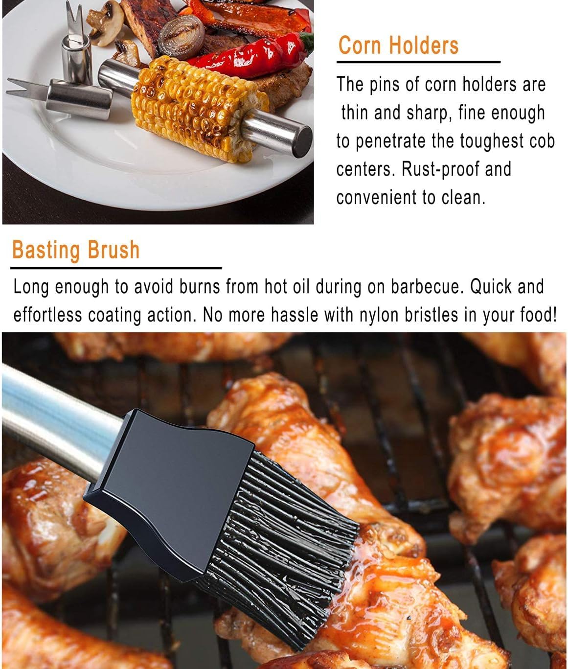 grilljoy 24PCS Accessori Barbecue