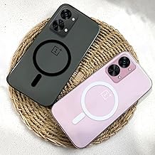 COLORflow Back Cover Compatible with ONEPLUS NORD 2T | White Crystal Clear | MAG-Safe | Slim Soft Touch Case with Anti-Slip Grip & Camera Protection