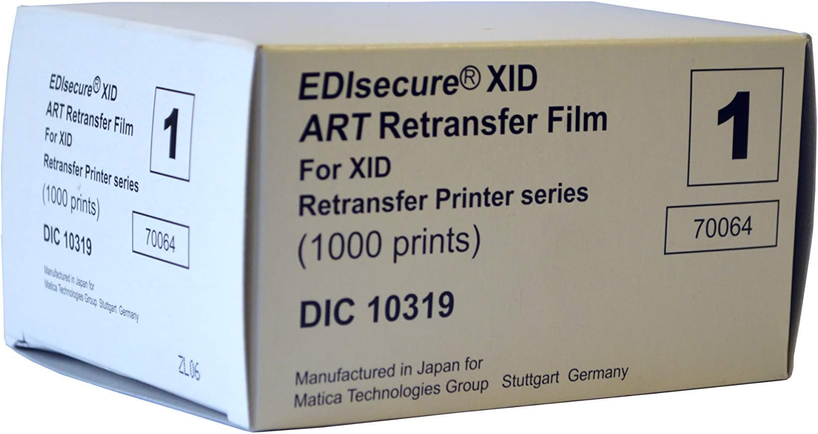 Matica EDIsecure DIC10319 1000 Image ART Re-Transfer Film. Suitable For Use with XID Series Re-Transfer Card Printers.