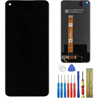 Replacement Display Compatible with Oppo A54 5G CPH2195 6.5 Inch LCD Display Touch Screen Assembly with Tools