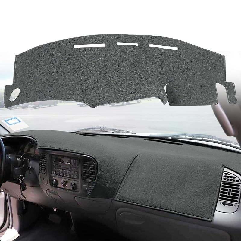 Capa para painel Yiz para Ford F150, F250 e Expedition 1997–2003, cinza-escuro J61