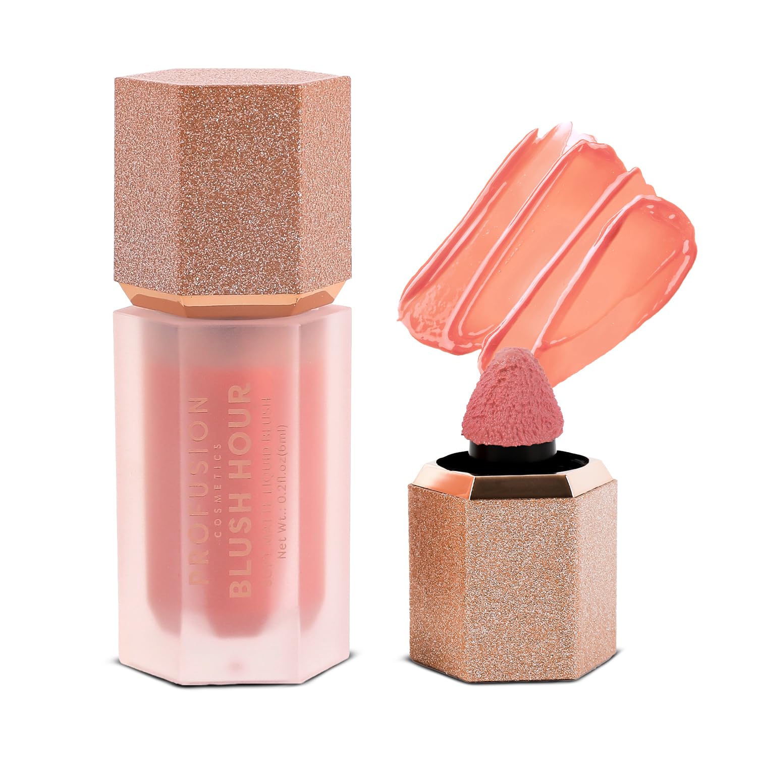 Blush Hour for Face, Lightweight and Long Wearing Soft Matte Liquid Blush Provides Natural Finish, Creamy Texture Which is Buildable, Essential Beauty Tool for Raising Your Glow