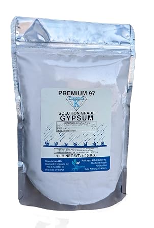 1 Pound Diamond K Gypsum Soluble Grade Fertilizer Powder