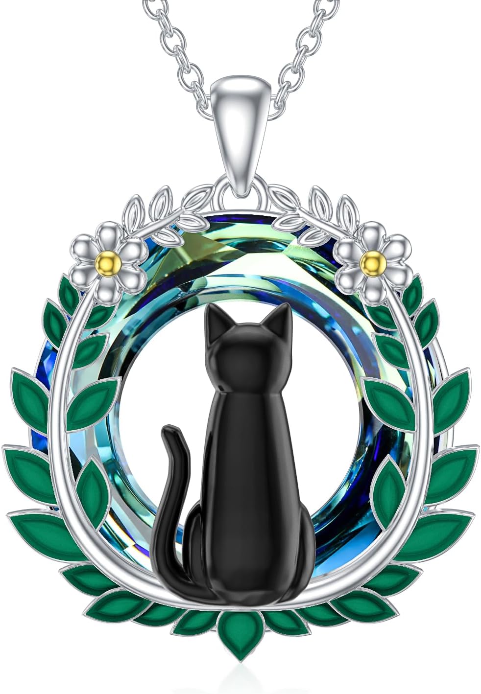 Animal Necklace 925 Sterling Silver Cute Animal Pendant Necklace Jewelry Gift for Women