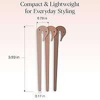 Vista 5 de Kitsch Herramienta de corte de ligas elásticas para el cabello, suave, sin tirones, para bandas elásticas fáciles para depilación Cortador