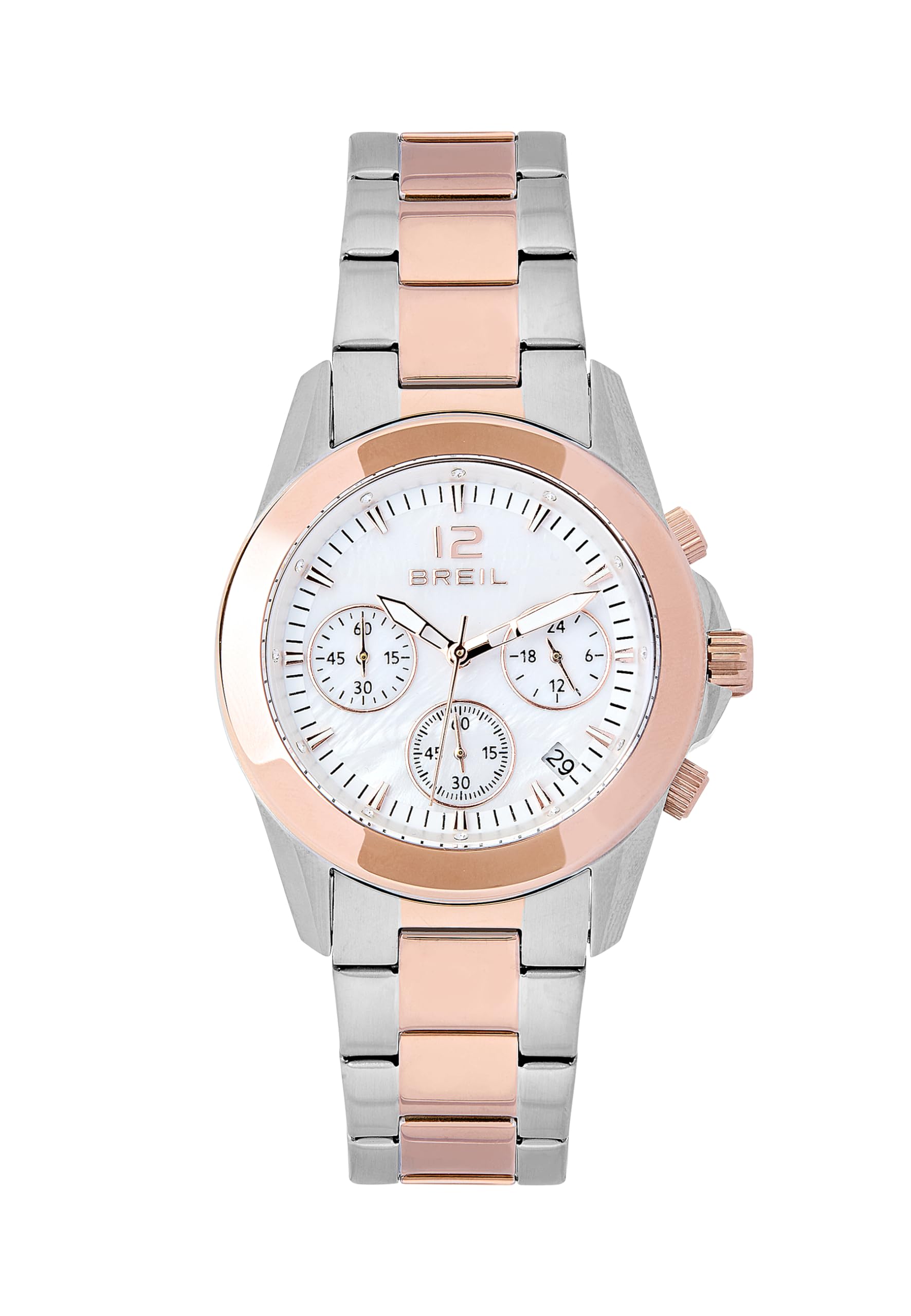 Breil Orologio Donna, Bracciale in Acciaio, Cassa 38 cm