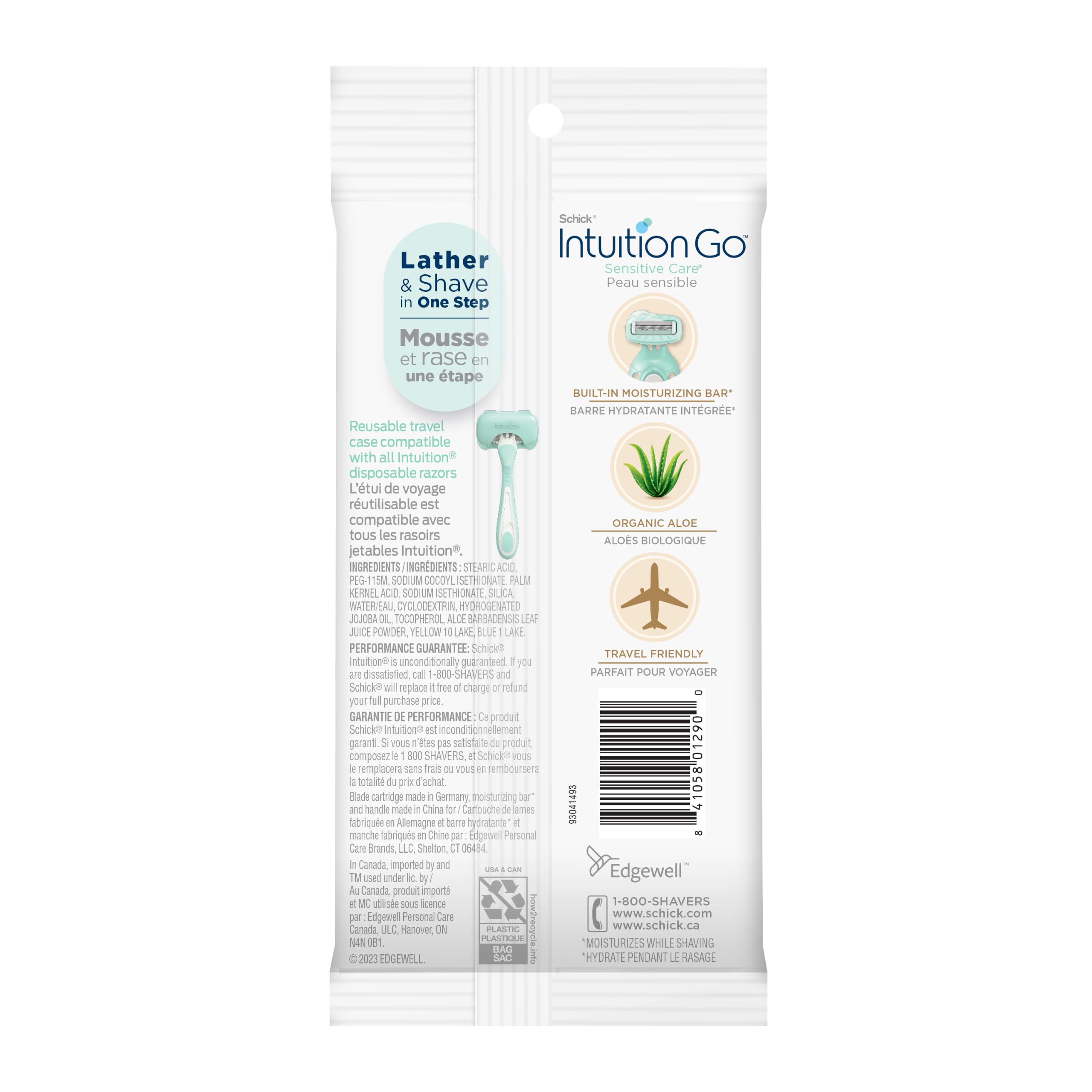 Schick Intuition Go Razor - 1ct -9 Schick Intuition Go Razor - 1ct -9