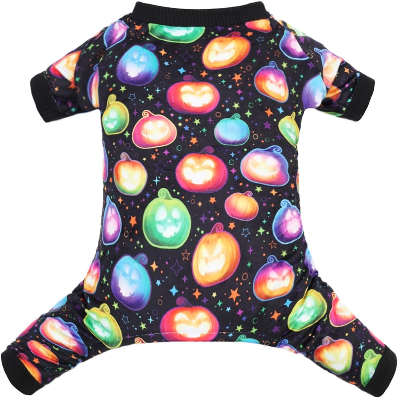 CuteBone Fleece Dog Halloween Pajamas Clothes Puppy Jammies Pet Apparel Cat Onesie for Chihuahua Yorkie Frenchies P306M