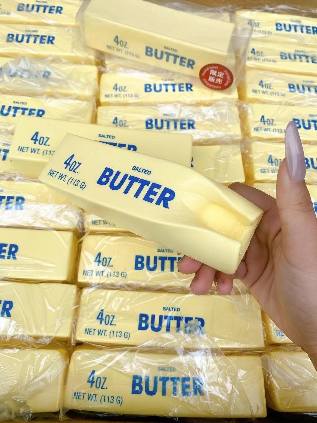 Slow Rising Squishy,Taba Squishy, Stress Balls,Stress Relief & Fidget Toys for ADHD,Party Favor Gift (Butter stick-1pcs) - Image 3