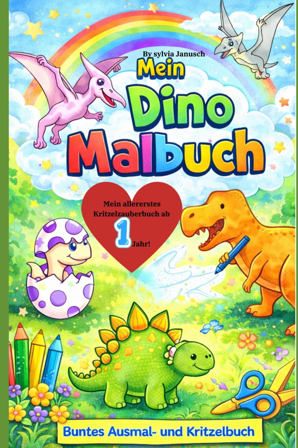 Mein dino malbuch Dinosaurier