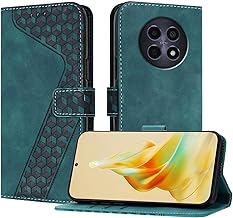 Case for Realme 12 5G/Realme 12 x 5G/Realme C65 5G, PU Leather Flip Case Book Case PU Leather Wallet Case Phone Cover Mobile Cover with TPU Shell (Green)