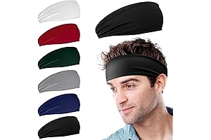7 Pack Workout Headbands for Men & Women