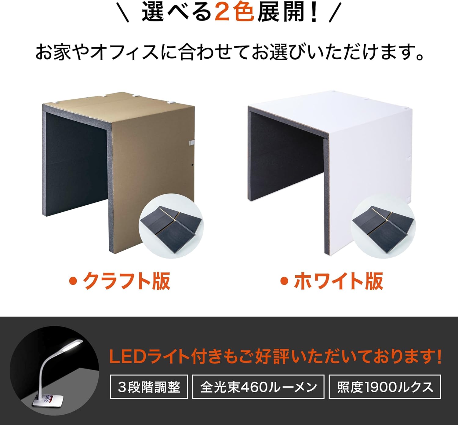 安心の日本製】 神戸ダンボール 防音ボックス ボイスシャット ホワイト