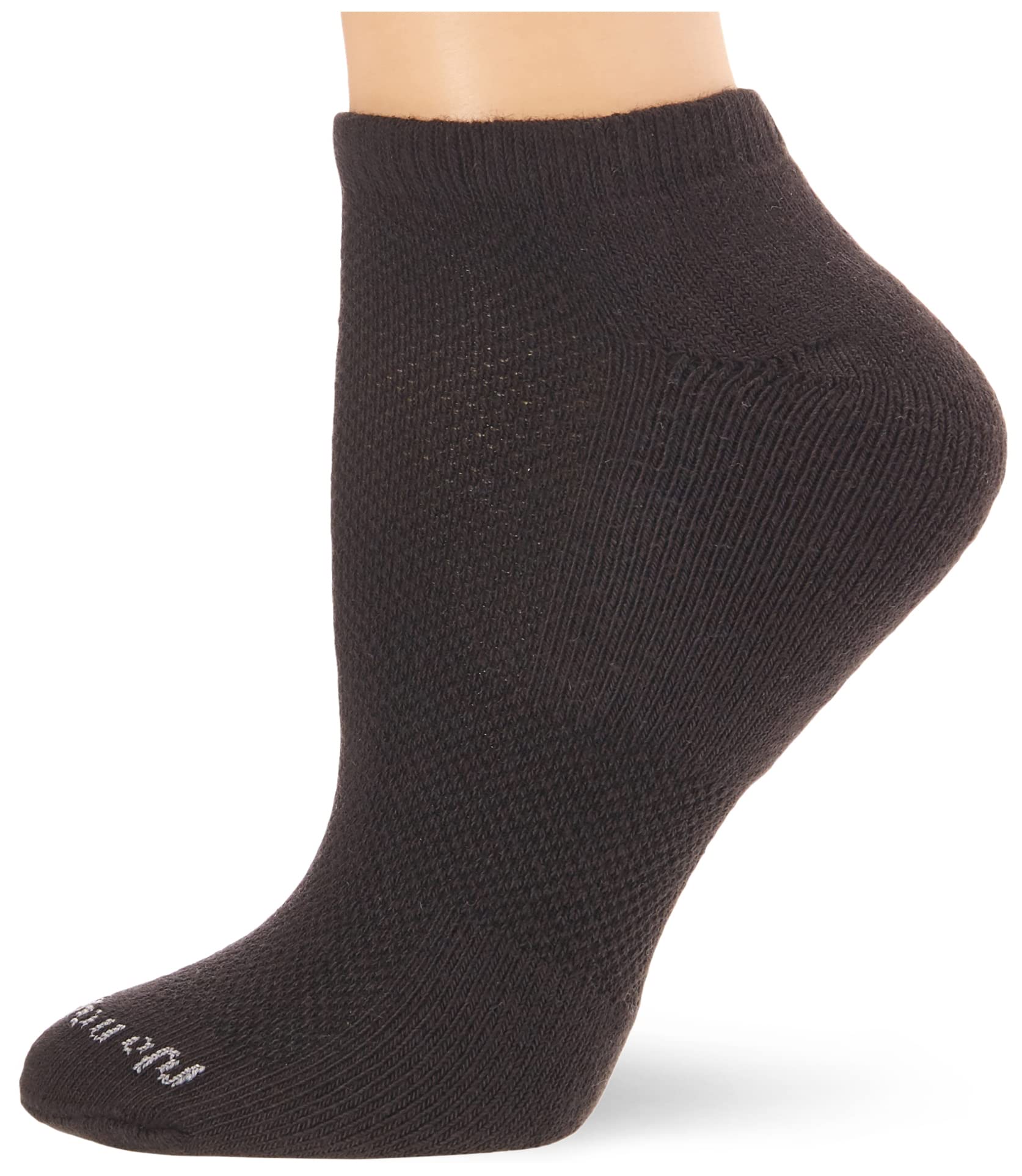 No Nonsense womens Soft & Breathable Ventilated No Show Liner Socks, Black - 9 Pair Pack, 43931 US