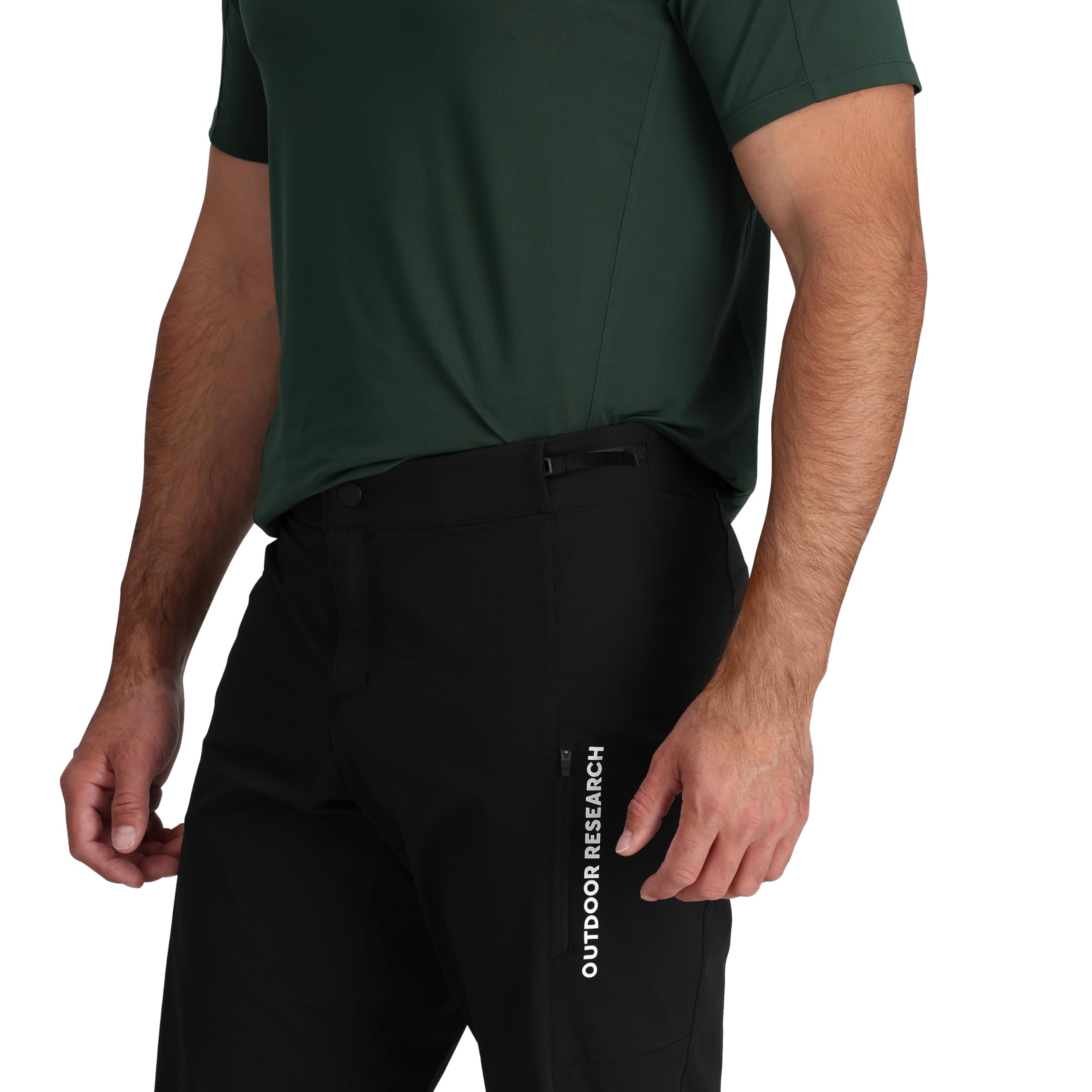 Outdoor Research Pantaloni da ciclismo da uomo, a ruota libera, resistenti all'acqua, al vento, all'abrasione, ad asciugatura rapida, UPF 50+, Trim Fit