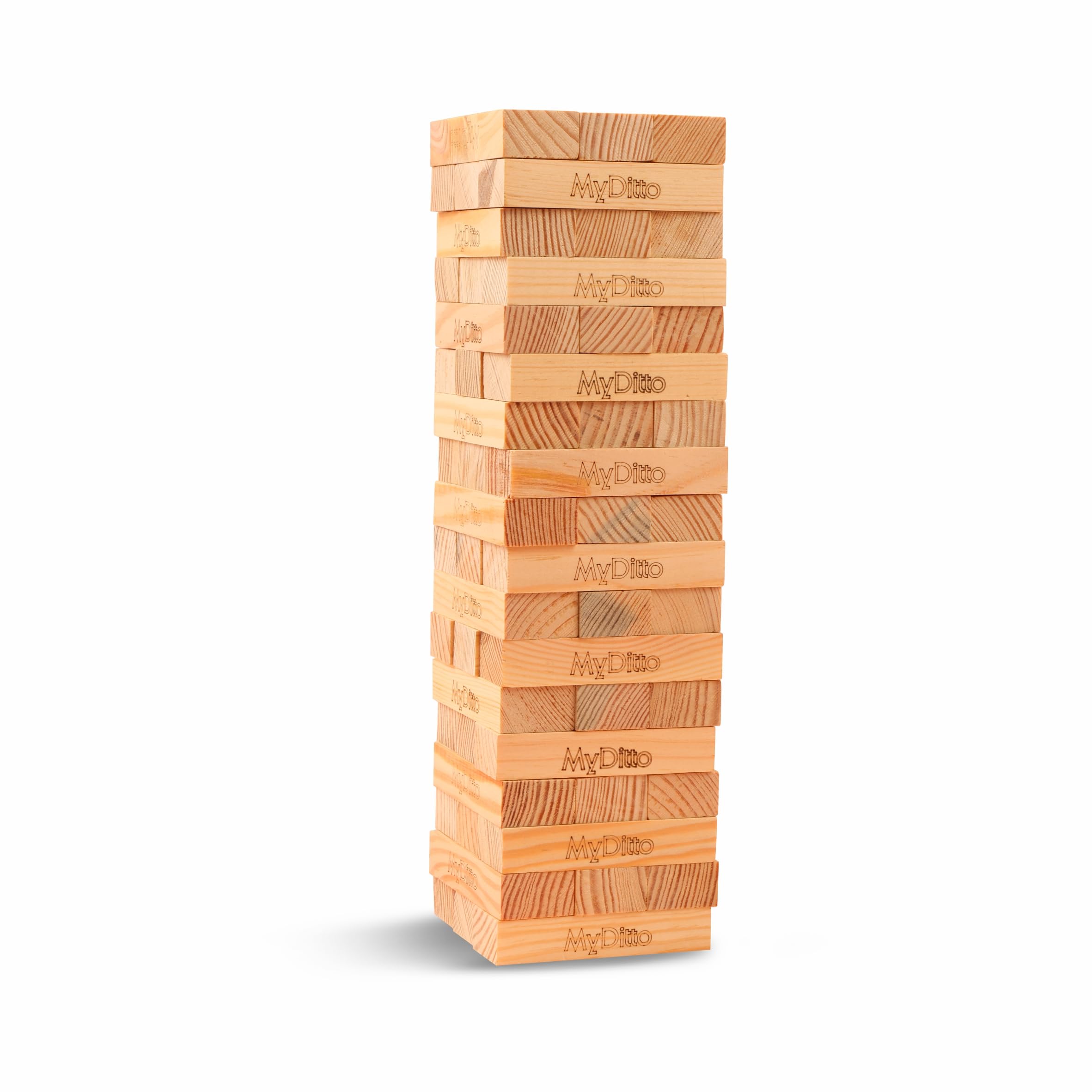MyDitto Wooden Jaenga Block Original Hardwood Blocks Stacking Tower Game Fun Family Game (B0DDJBNJT9) Amazon Price History, Amazon Price Tracker