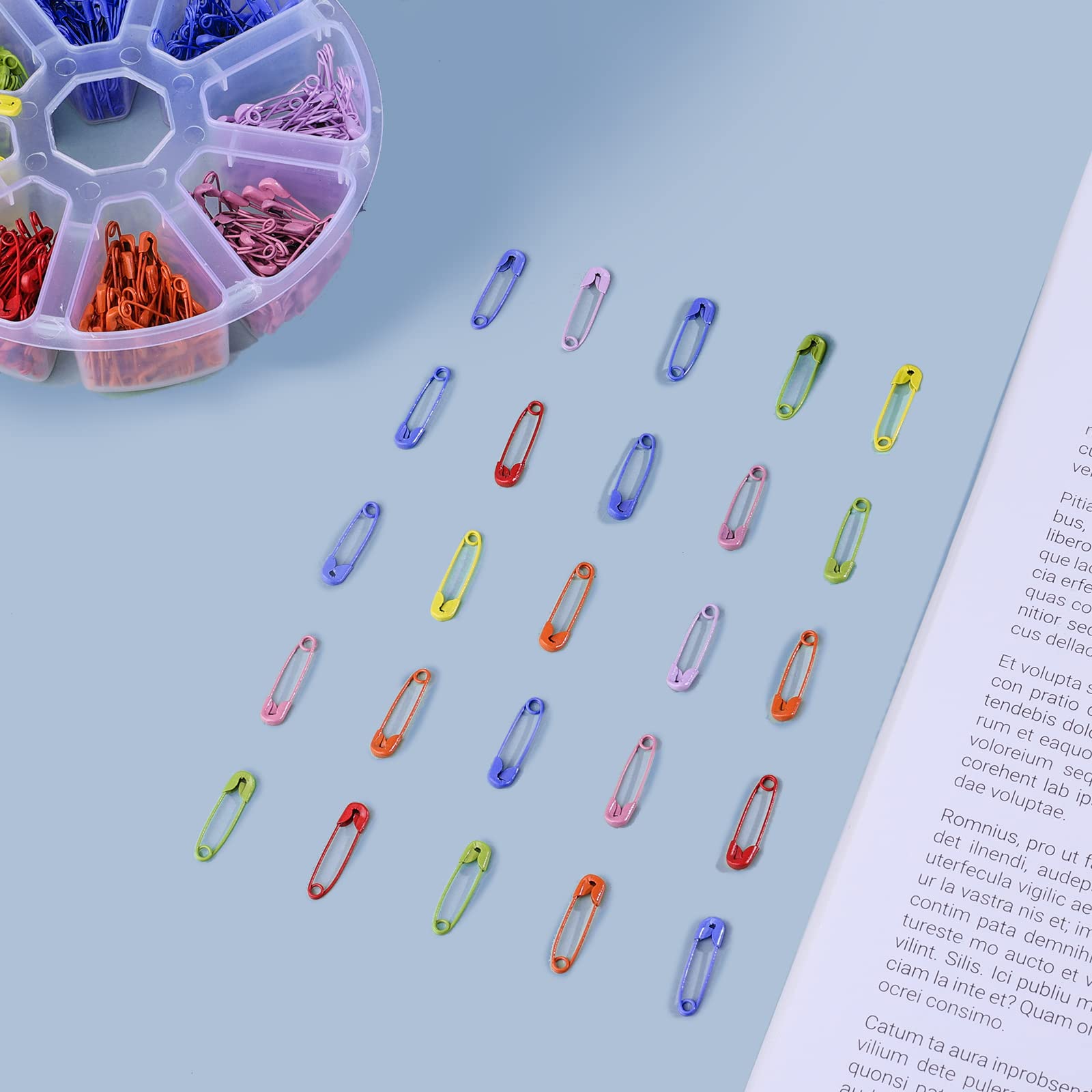 KINBOM 100st 55mm Veiligheidsspelden Groot, Assorti Safety Pins met Plastic Behuizing Staal Kleurrijke Veiligheidsspelden voor Kleding Naaien Sieraden Ambachten Doe-Het-Zelf (Veelkleurig