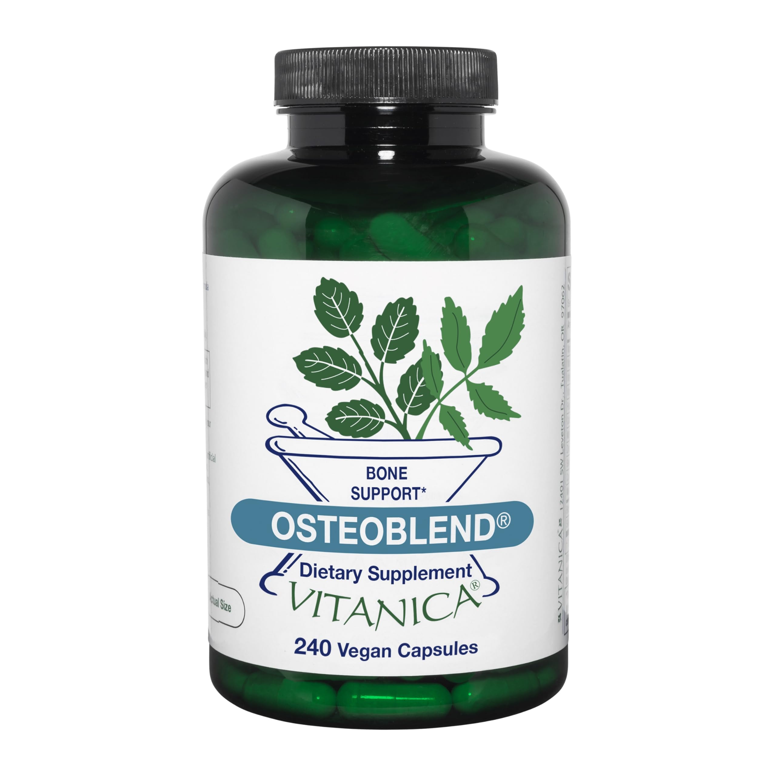 VitanicaOsteoBlend, Bone Support, Vegan, 240 Capsules