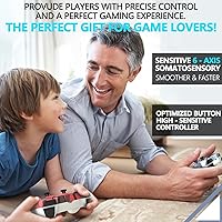 Vista 7 de SHEPUDRUC Wireless Controller for PS4, 2 Pack Remote Control Compatible with P4/Slim/Pro with Dual Vibration/Audio/Six-axis Motion Sensor/Game