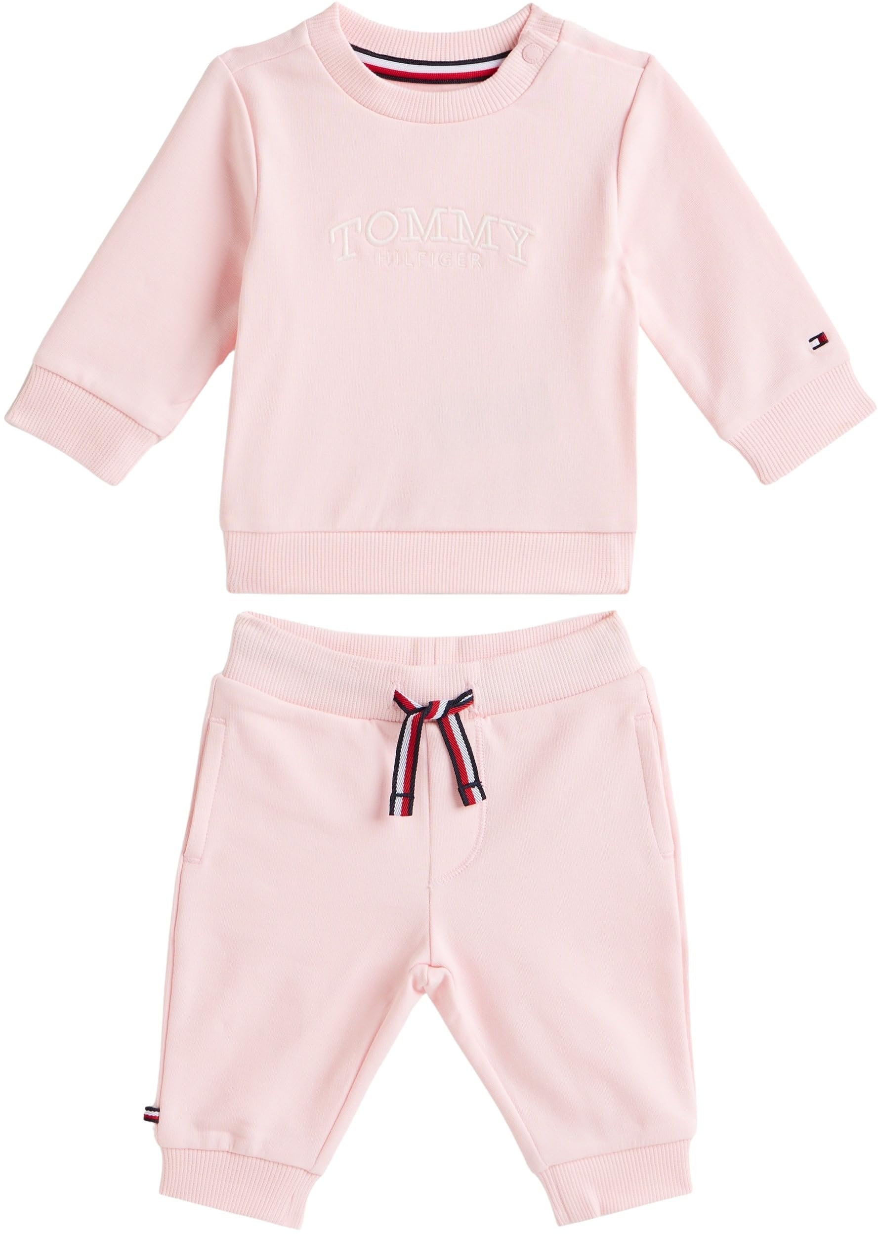 Tommy Hilfiger Monotype 2 Piece Set Kn0kn02162 Set Unisex Adulto, 3 meses