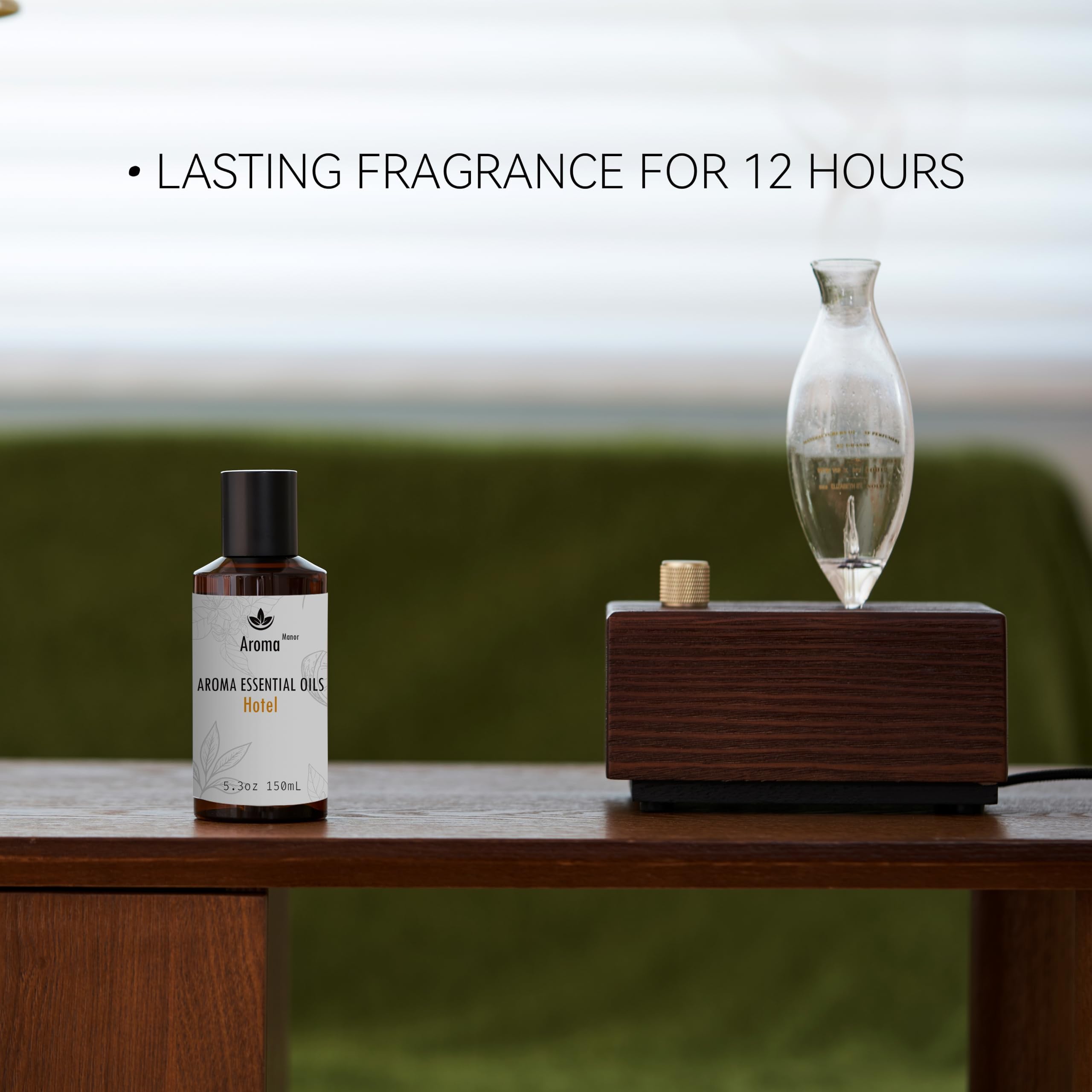 Hotelduft Ätherisches Öl - Hotel Ätherische Öl-Mischung - Luxuriöses, von Hotels inspiriertes Aromatherapie-Diffusoröl für Zuhause - Clementine, Grüner Tee, Sandelholz - für Diffusor, Luftbefeuchter,