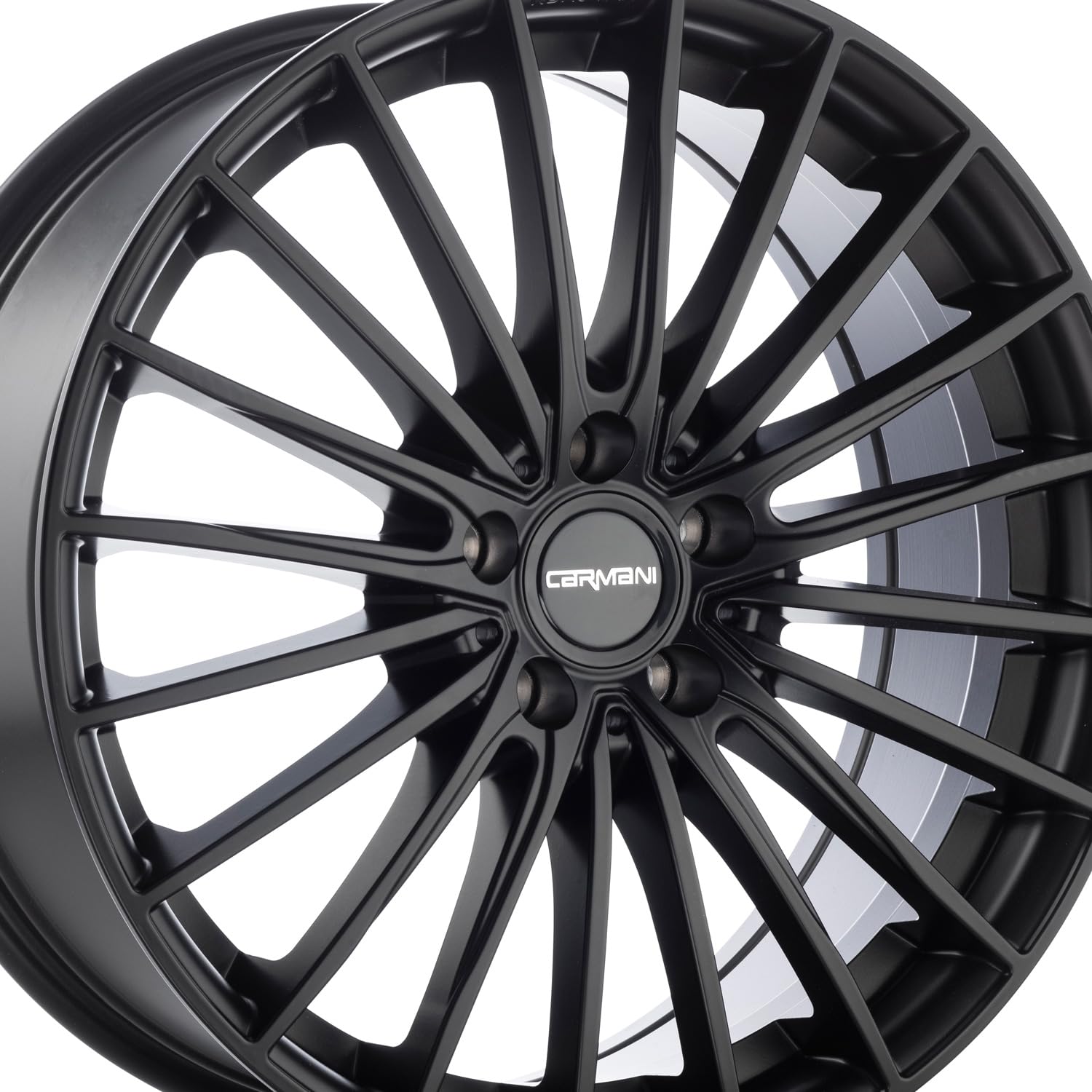 4x Carmani Felgen 24 Karl 8.0x19 ET30 5x112 black matt kompatibel mit BMW 1er Reihe 2er Reihe 3er Reihe 4er Reihe 5er Reihe 6er Reihe