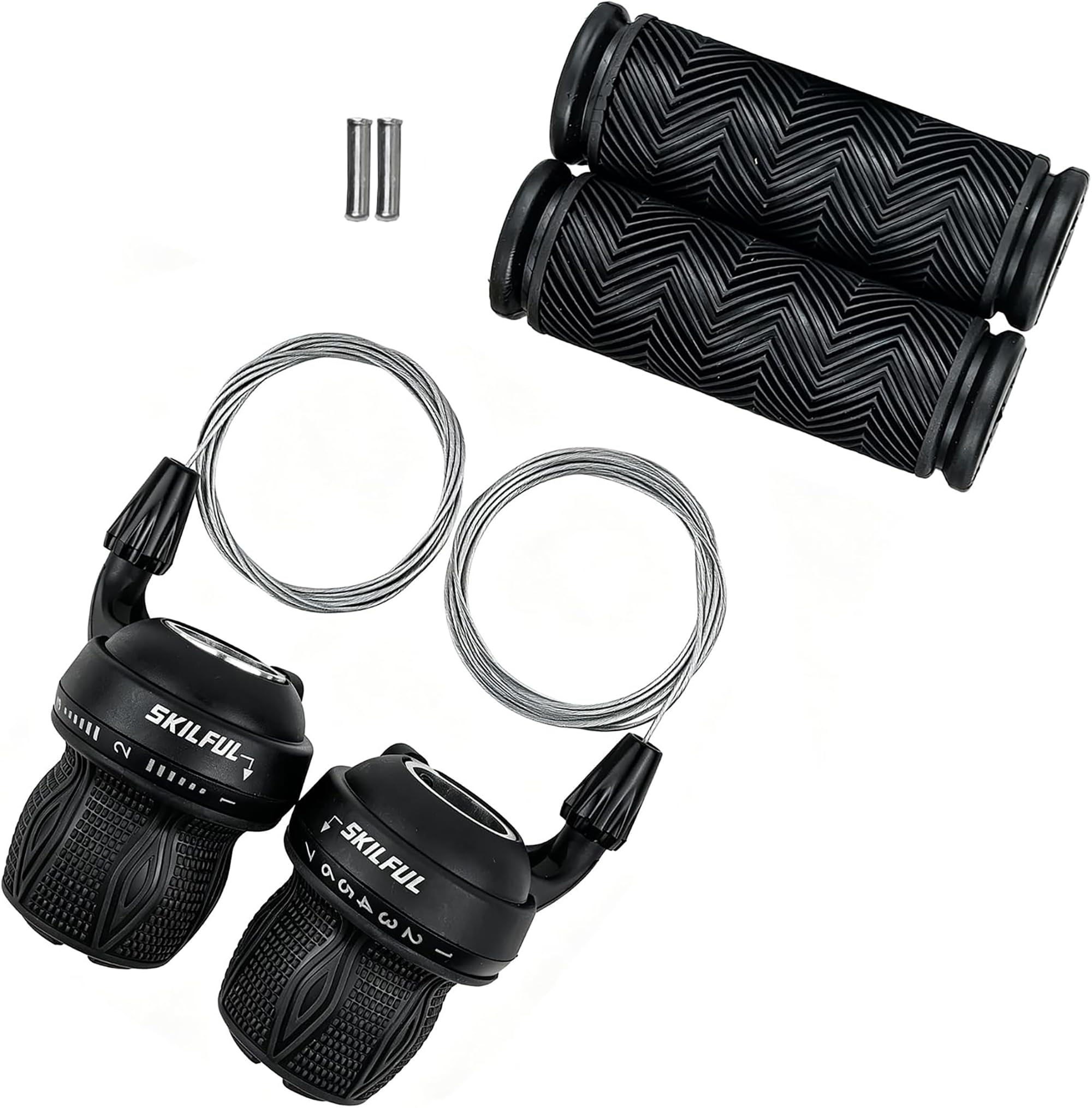 Wocaixy 3X7 3X6 Speed Twist Shifter Lever With Grips Pair For Mountain Bike — image 1