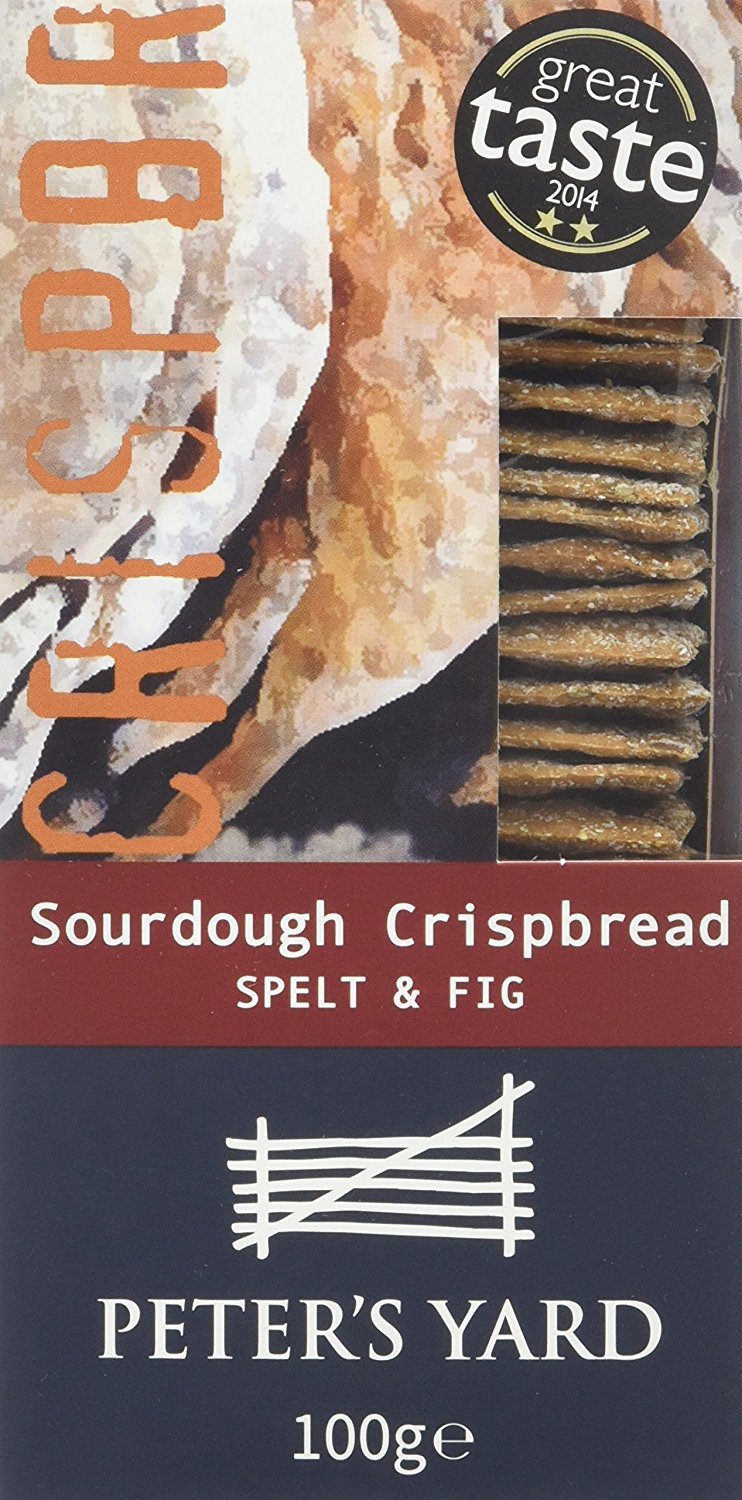 Peter's Yard Artisan Knäckebrotdinkel, Feige, 100 g, 12 Stück