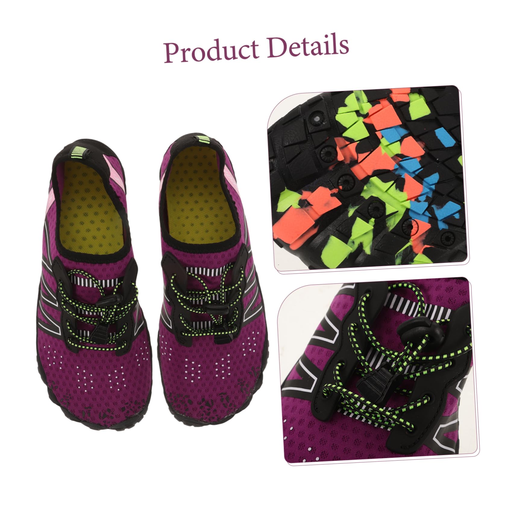 1par Zapatillas De Agua Unisex Secado Rápido Antideslizantes Para Playa y Actividades Acuáticas Zapatillas De Surf y Natación Para Hombres y Mujeres