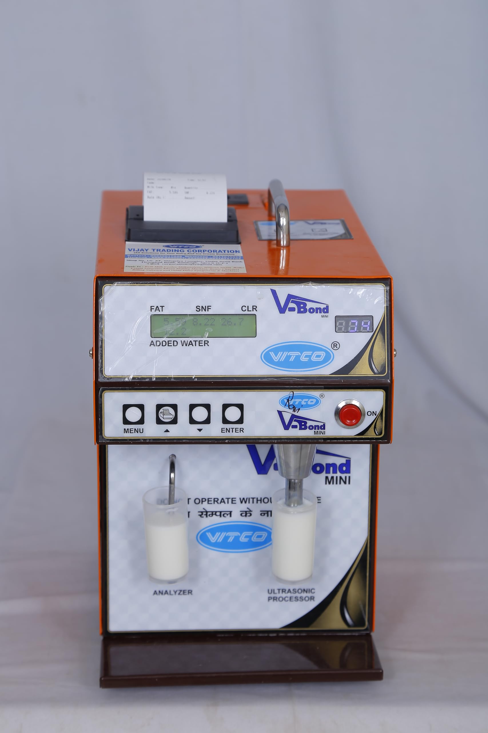 VBOND MINI MILK ANALYZER (WITH INBUILT BATTERY 24AH)-picture-14
