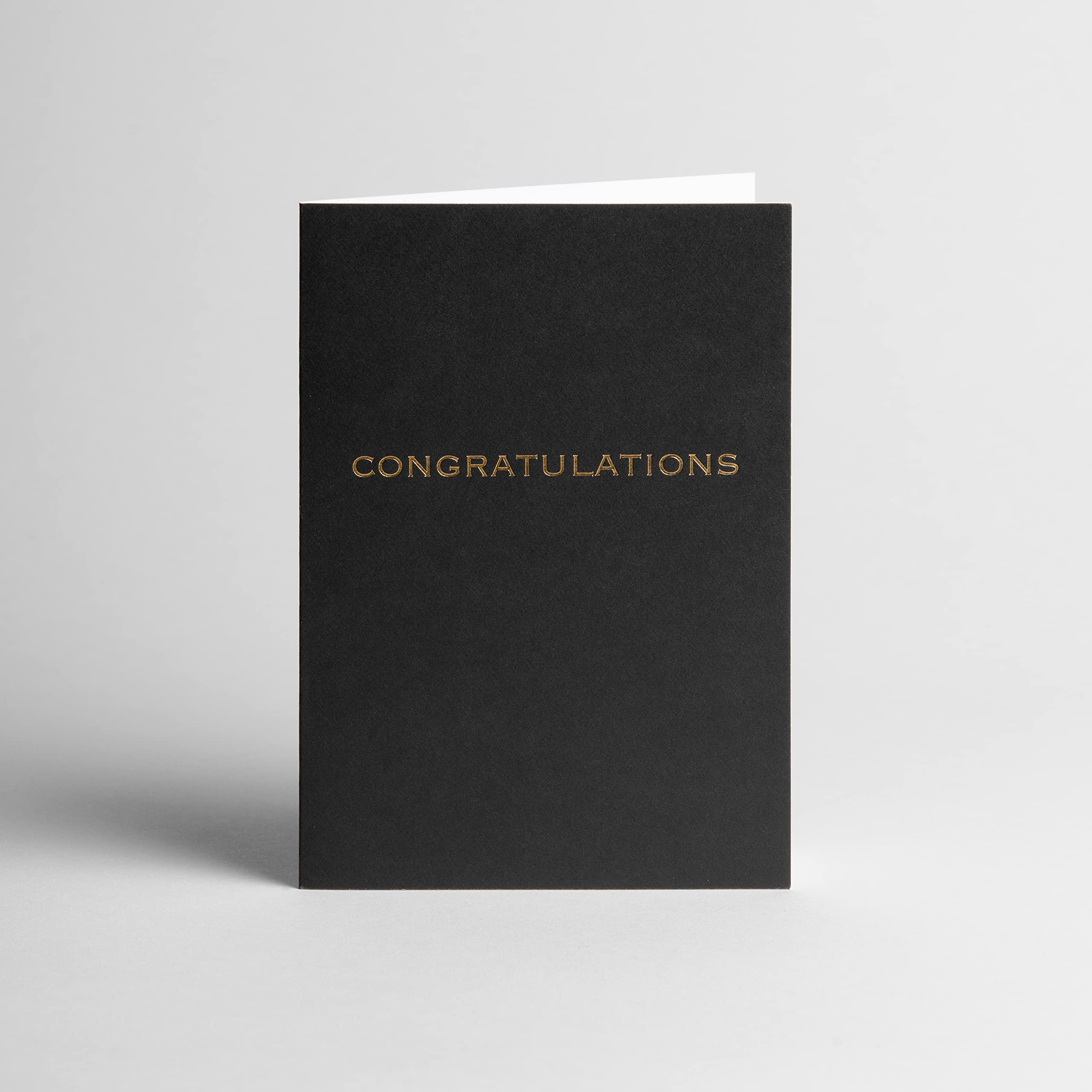 Blake Note Cards Sienna Congratulations Black Note Cards with Ice White envelopes A6 148 x 105 mm - Pack of 5, NCA5250/5