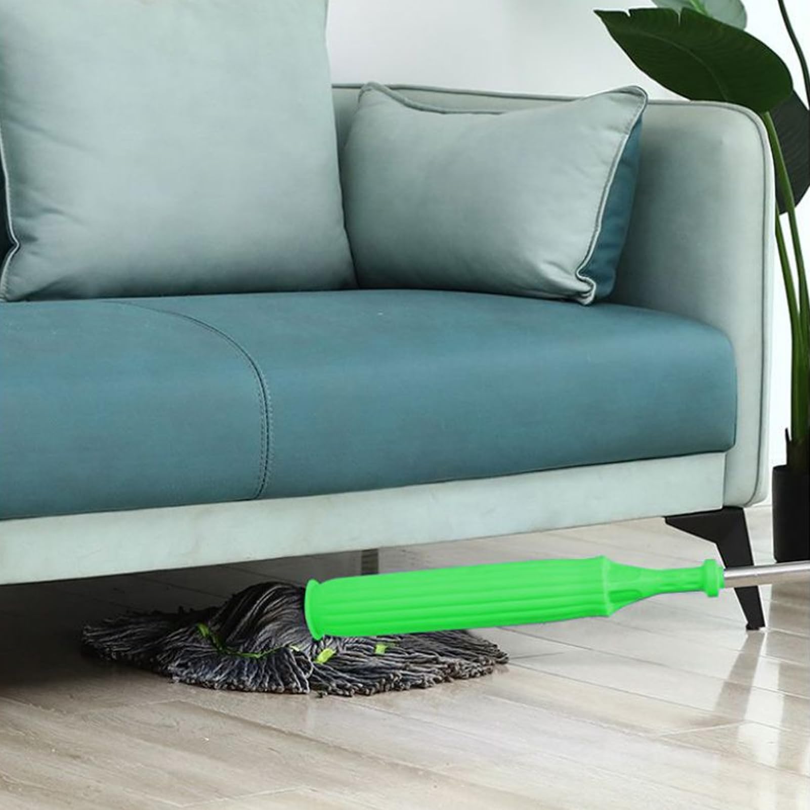 Balai Déshydratant 2 en 1, Balai À Essorage Rond pour Le Nettoyage des Murs À 360 Degrés, Vadrouille Déshydratée Nettoyante À Long Manche