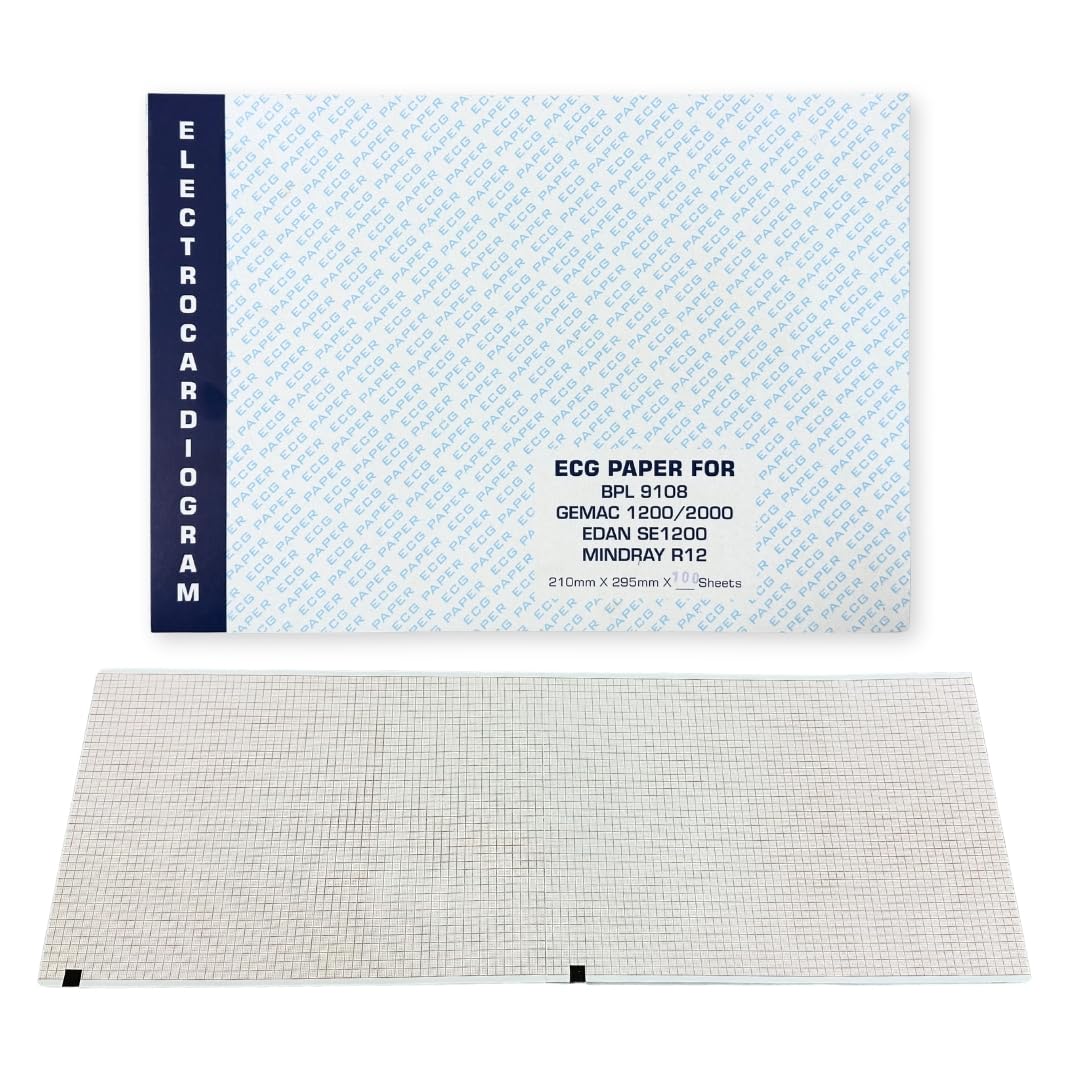 OWRIX ECG ZFold Thermal Paper Sheets for BPL Cardiart 9108, GE MAC1200, GE MAC2000, EDAN SE12, EDAN SE1200 Express, MINDRAY R12 | A4 Size (210mm x 295mm x 100S) (Pack of 3) (B0D9B8856F) Amazon Price History, Amazon Price Tracker