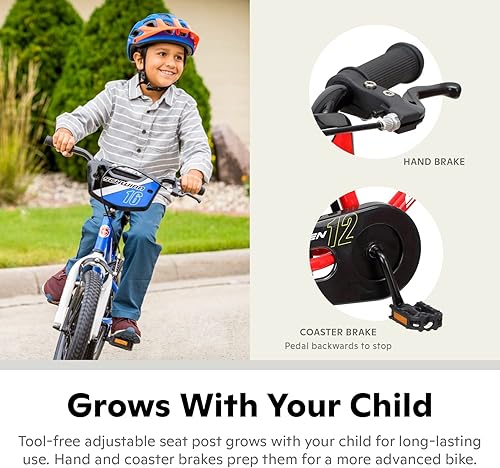 Miniatura 4 de Schwinn Koen & Elm - Bicicleta infantil, ruedas de 12 a 18 pulgadas, ruedas de entrenamiento incluidas, niños y niñas de 2 a 9 años