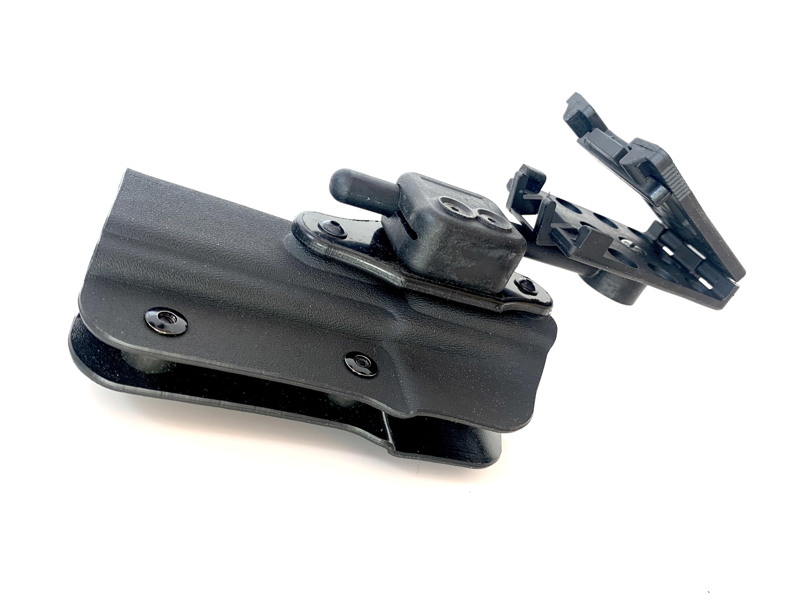 Kydex Waffen Holster Halfter 3D mit Multi Lok Gürtel Clip für S&W Revolver Walther Sig Sauer CZ Pistolen PDP Steel Frame SIG X5 P320