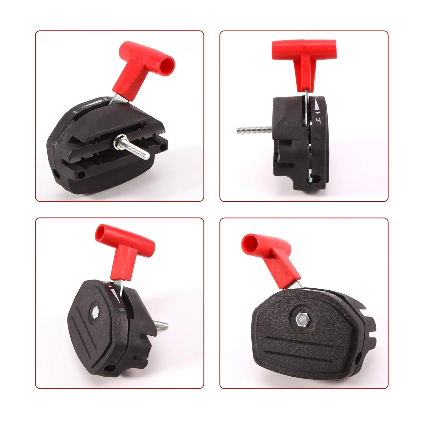 Kit de Cable de Acelerador de manija de Control de Palanca de Interruptor Apto for Piezas de cortacésped Herramientas de jardín