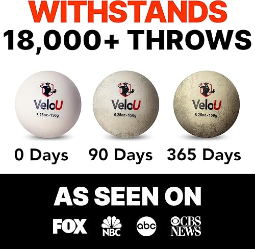Miniatura 2 de VeloU Pelotas de béisbol Rewire  Pelotas de béisbol con peso para lanzar  Limpia tu camino de brazo y aumenta tu velocidad de lanzamiento con