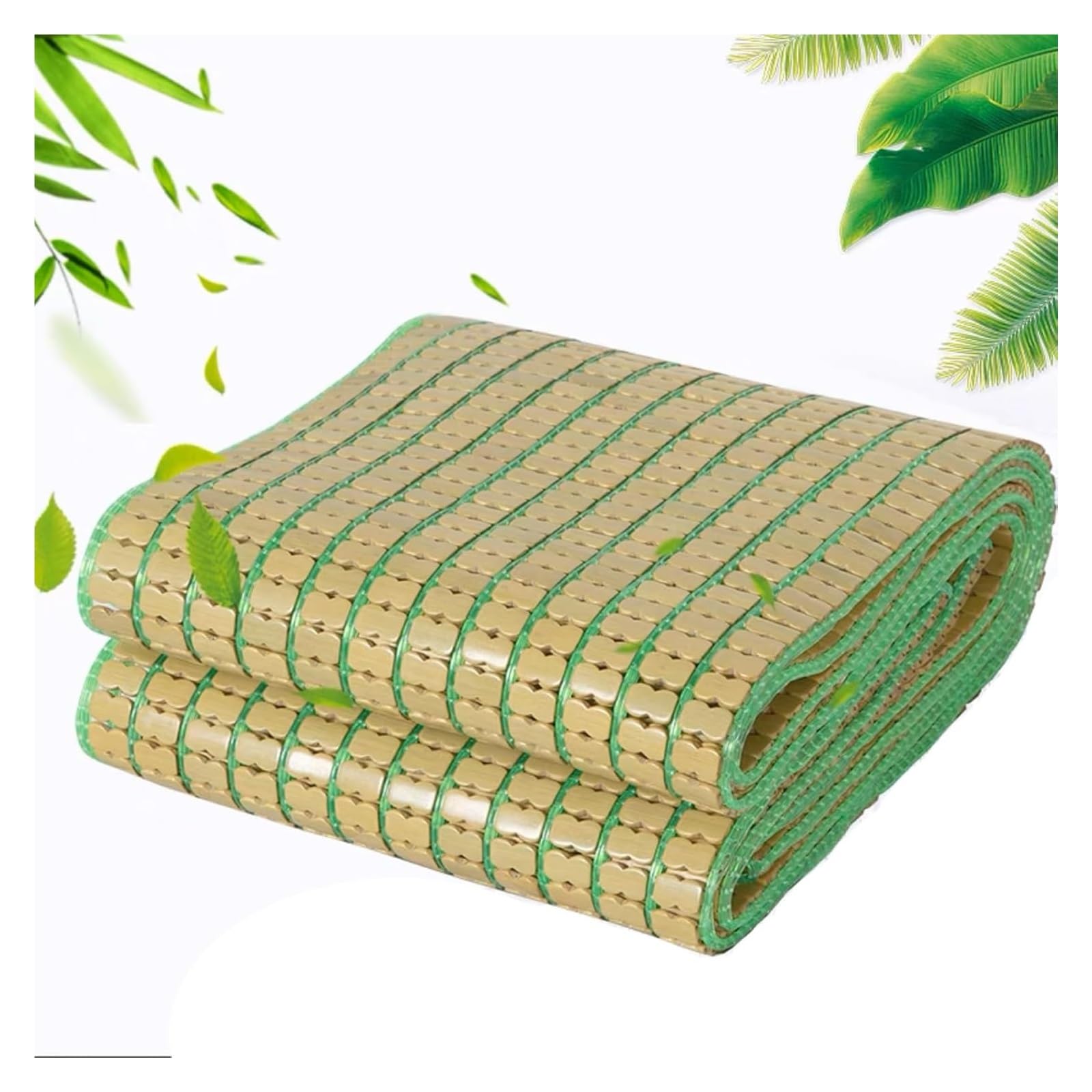 EAmrfvqt Mat Bamboo Mahjong, Breathable Bamboo Cool Mat Summer Seat Cushion for Sofa Car Dorm Multiple Sizes(200 * 200cm(6.6 * 6.6ft))