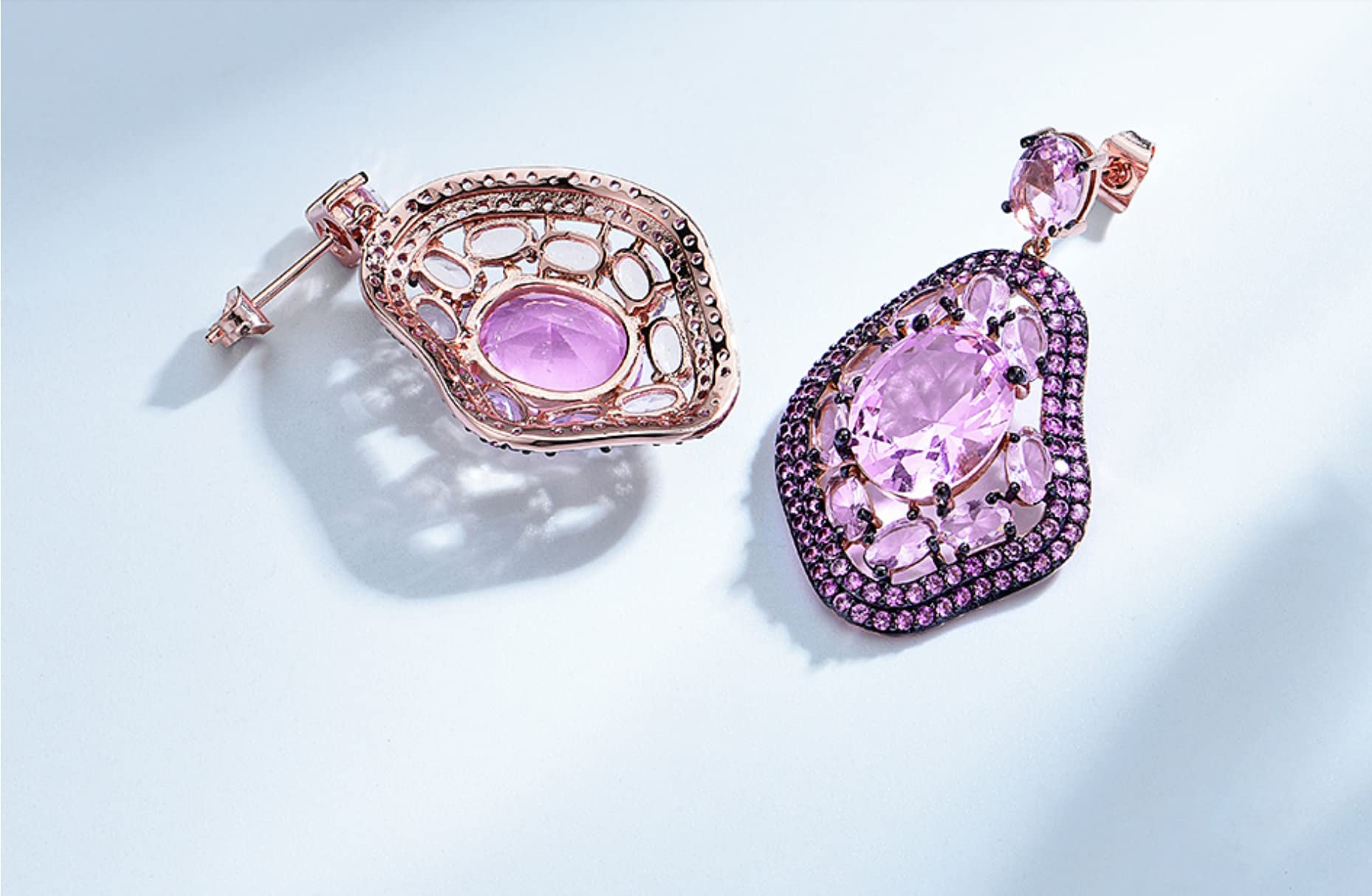 LOKILOKI Pendientes De Esmeralda Nano Creados con Patrón Especial De Joyería De Plata De Ley 925 para Mujeres, Regalos De Cumpleaños, Dijes, Joyería Fina