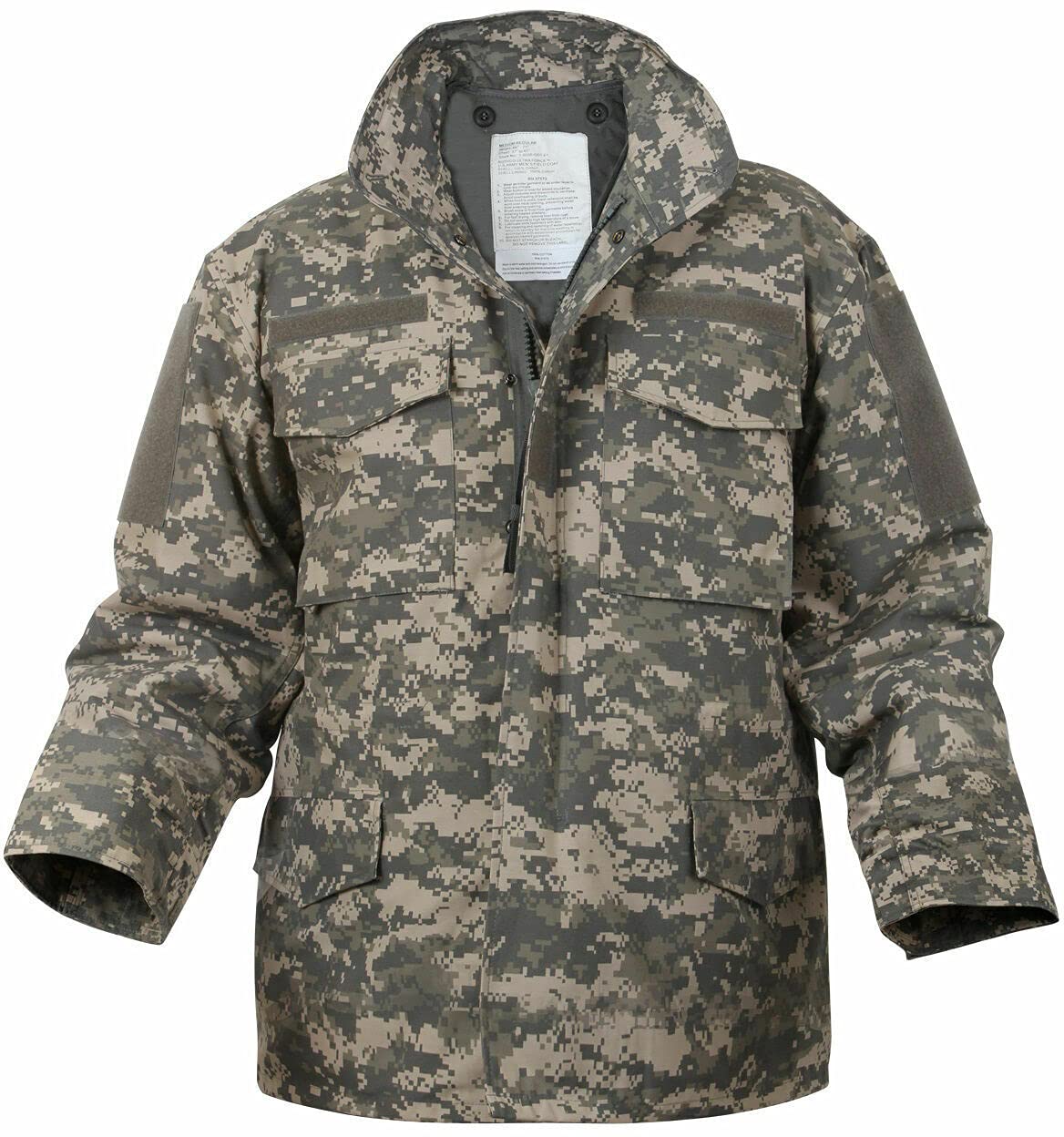 ACU Camo M-65 Field Coat M65 Jacket w/ Jacket Liner Small