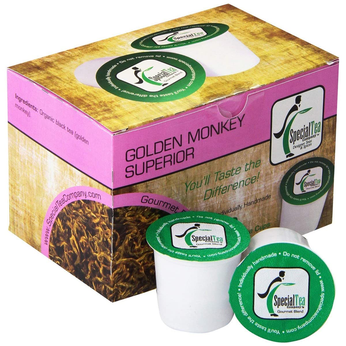 Special Tea Company Golden Monkey Superior, Single Serve Black Tea Pod (Pack of 10)