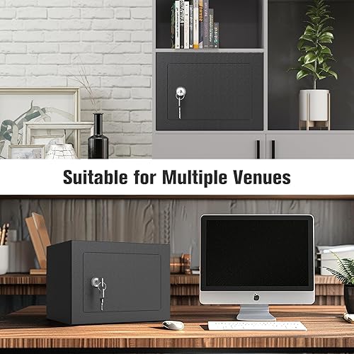 Miniatura 6 de Pequeña caja fuerte para dinero con código y llaves