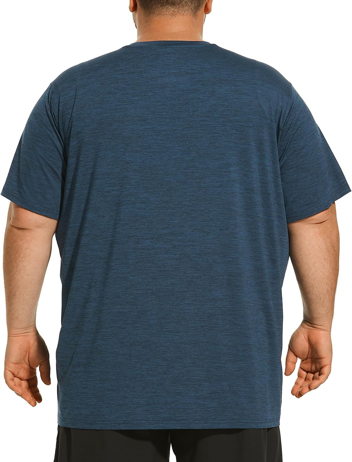 Big and Tall Mens T-Shirt UPF 50+ Sun Protection Swim Shirt SPF Quick Dry 2XL-6XL
