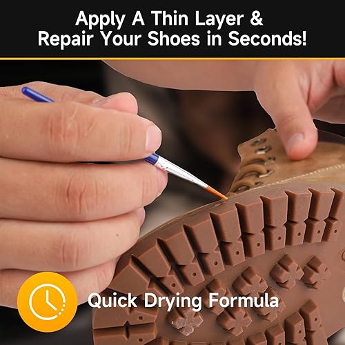 Miniatura 5 de Cerca de Pegamento para zapatos de grado profesional, transparente, impermeable, de alta resistencia, potente adhesivo para zapatos deportivos,