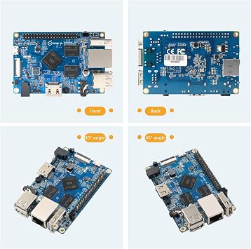 Orange Pi PC 1GB H3 Quad-Core Support Android,Ubuntu,Debian Image Single Board Computer PC+Case